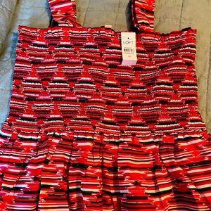 Loft size medium cotton tank, never worn! New with tags.